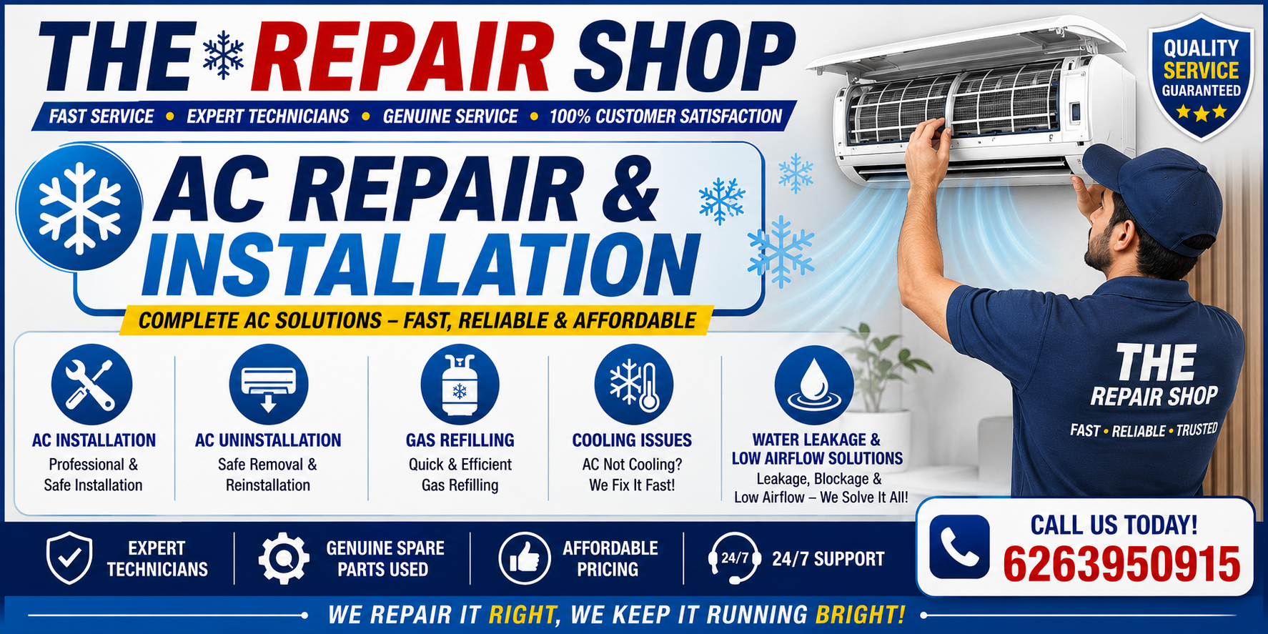 the repair shop ❄️ AC Repair 