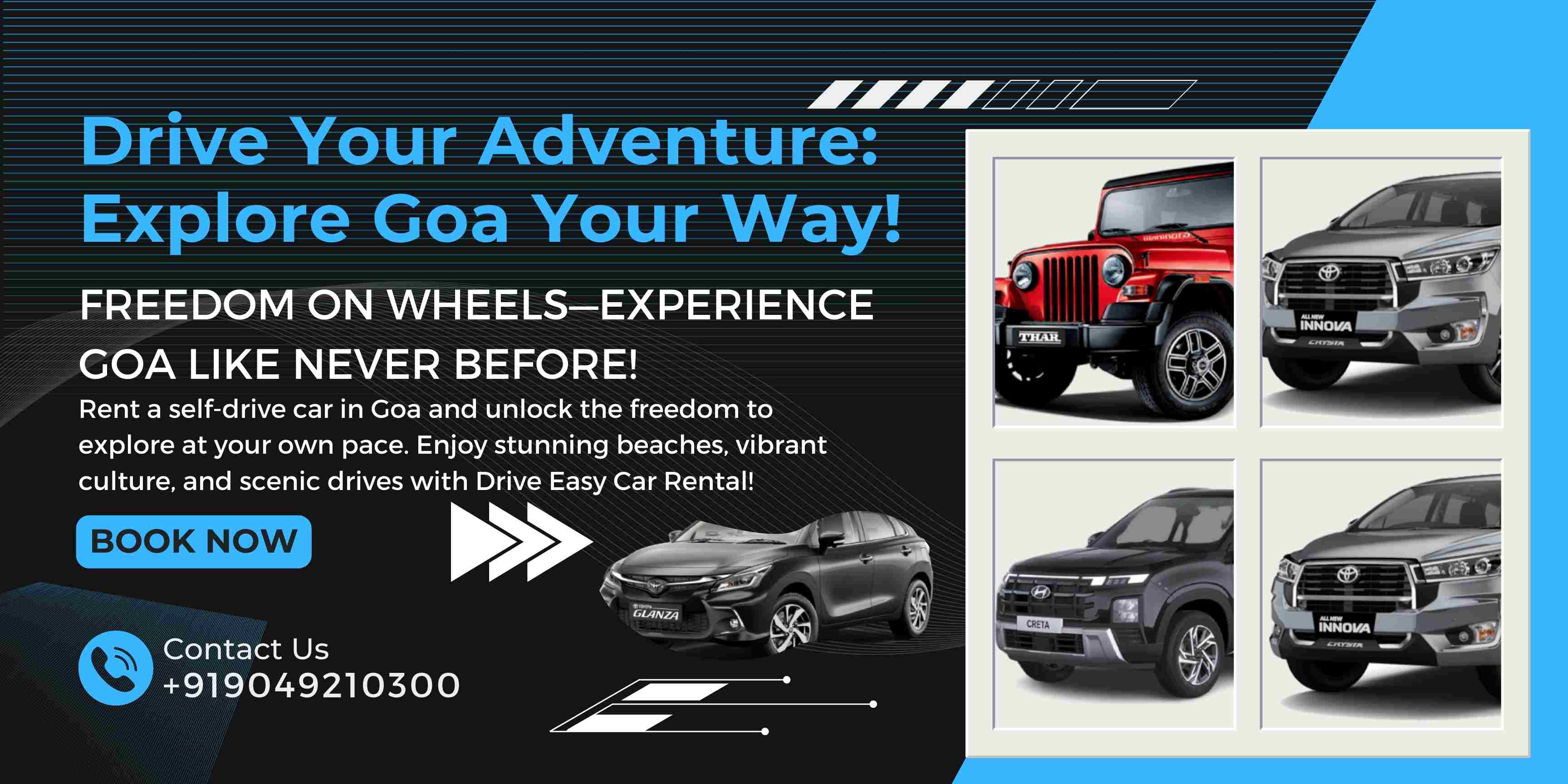 Self Drive Car Rental in Goa