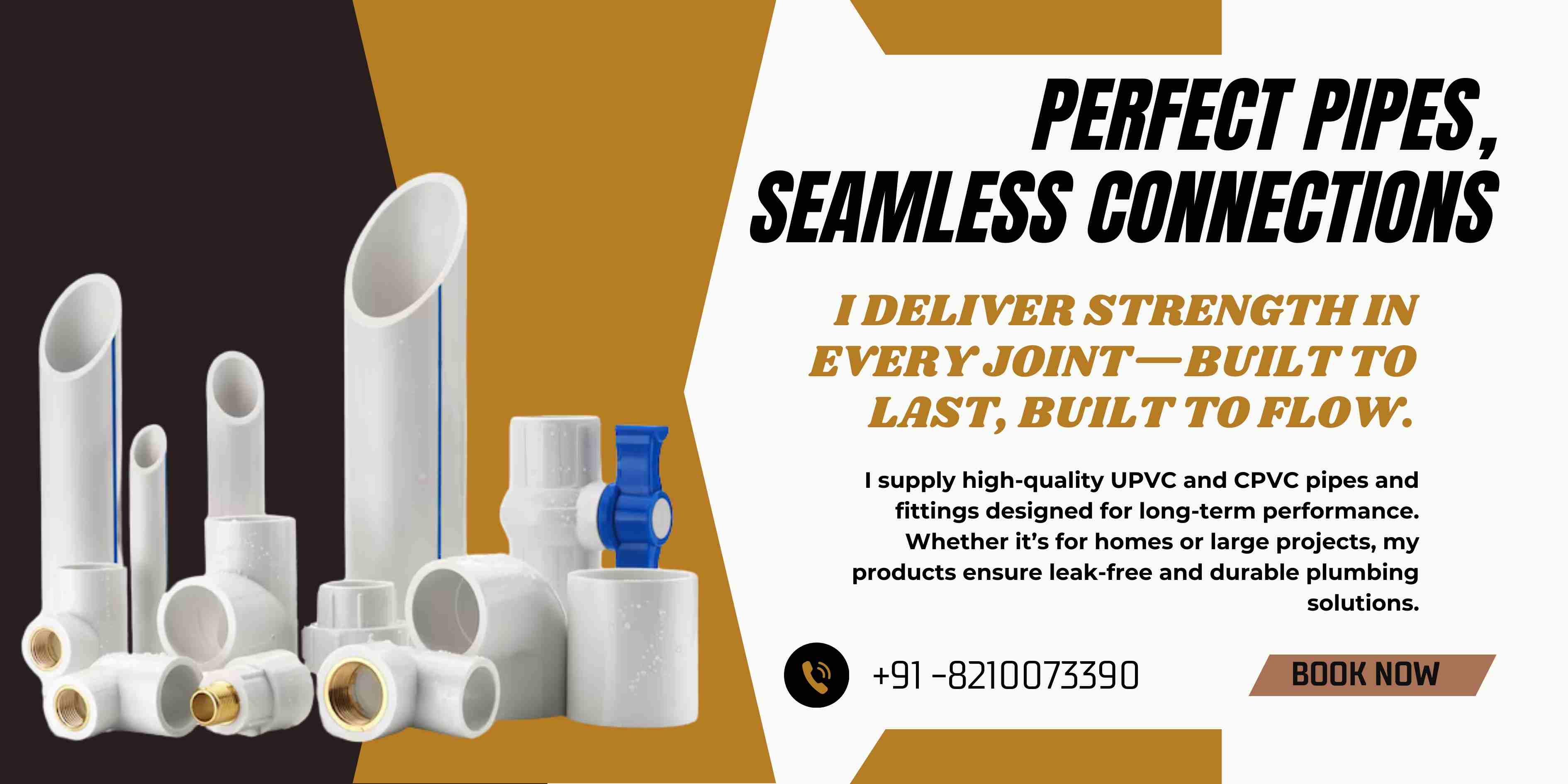 Pipes and Fittings – UPVC and CPVC