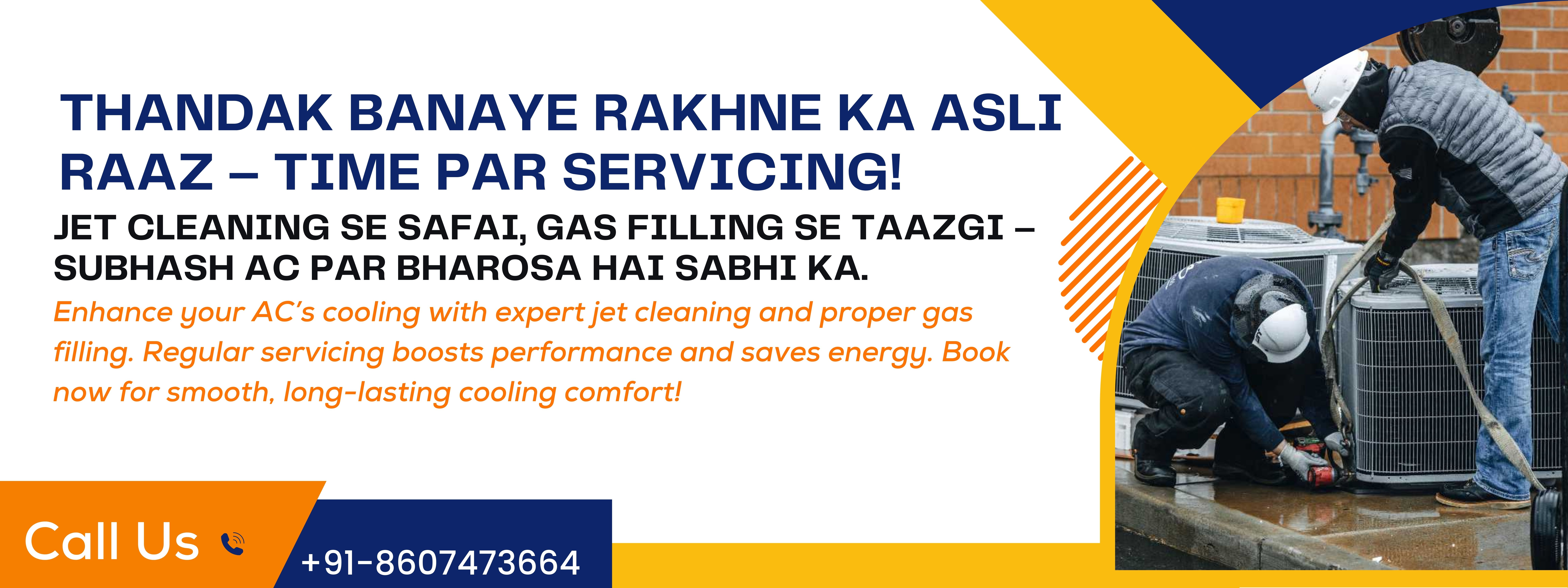 AC Servicing (Gas Filling, Jet Cleaning)