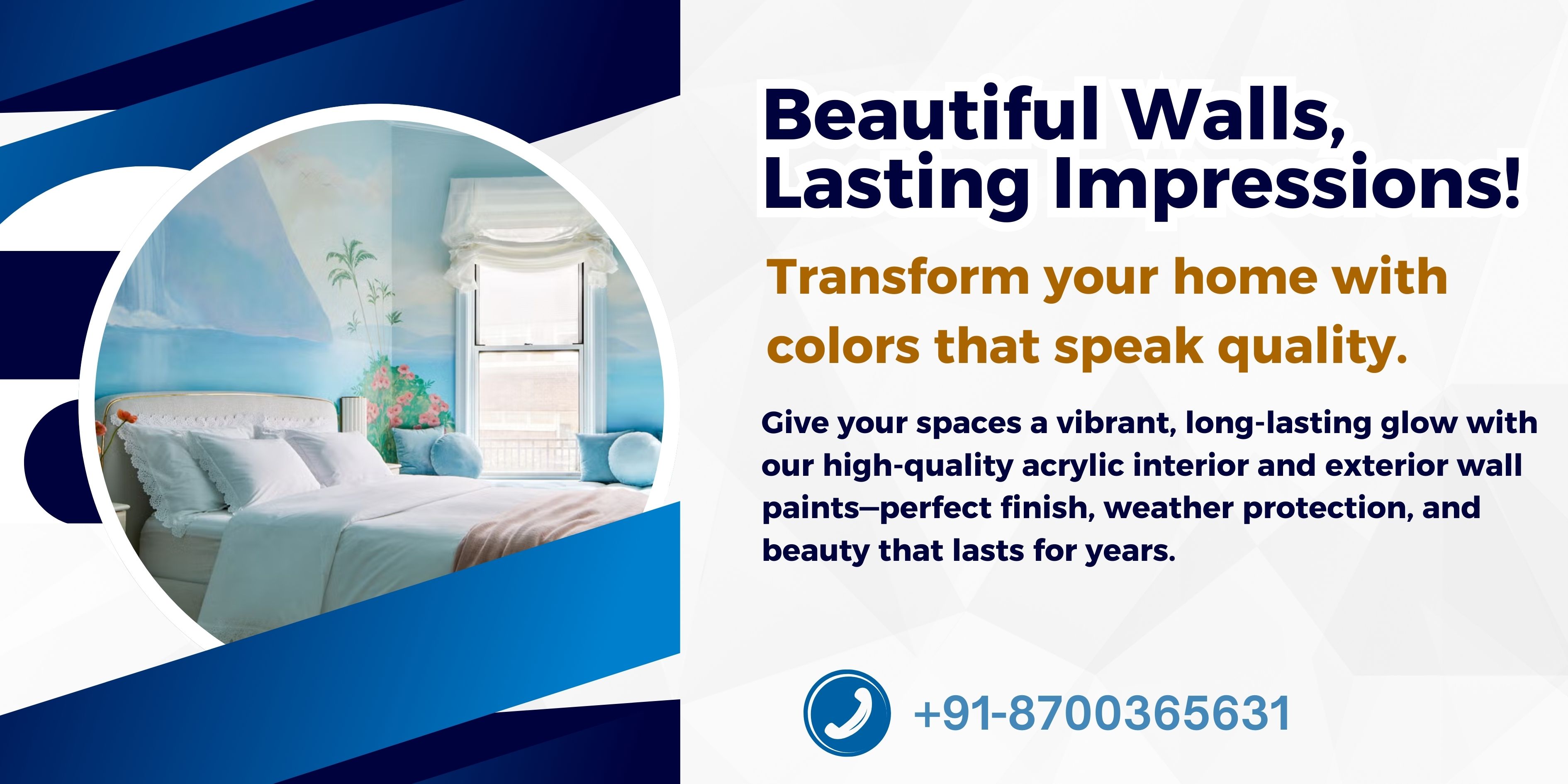 Manufacturers of High-Quality Acrylic Interior & Exterior Wall Paints