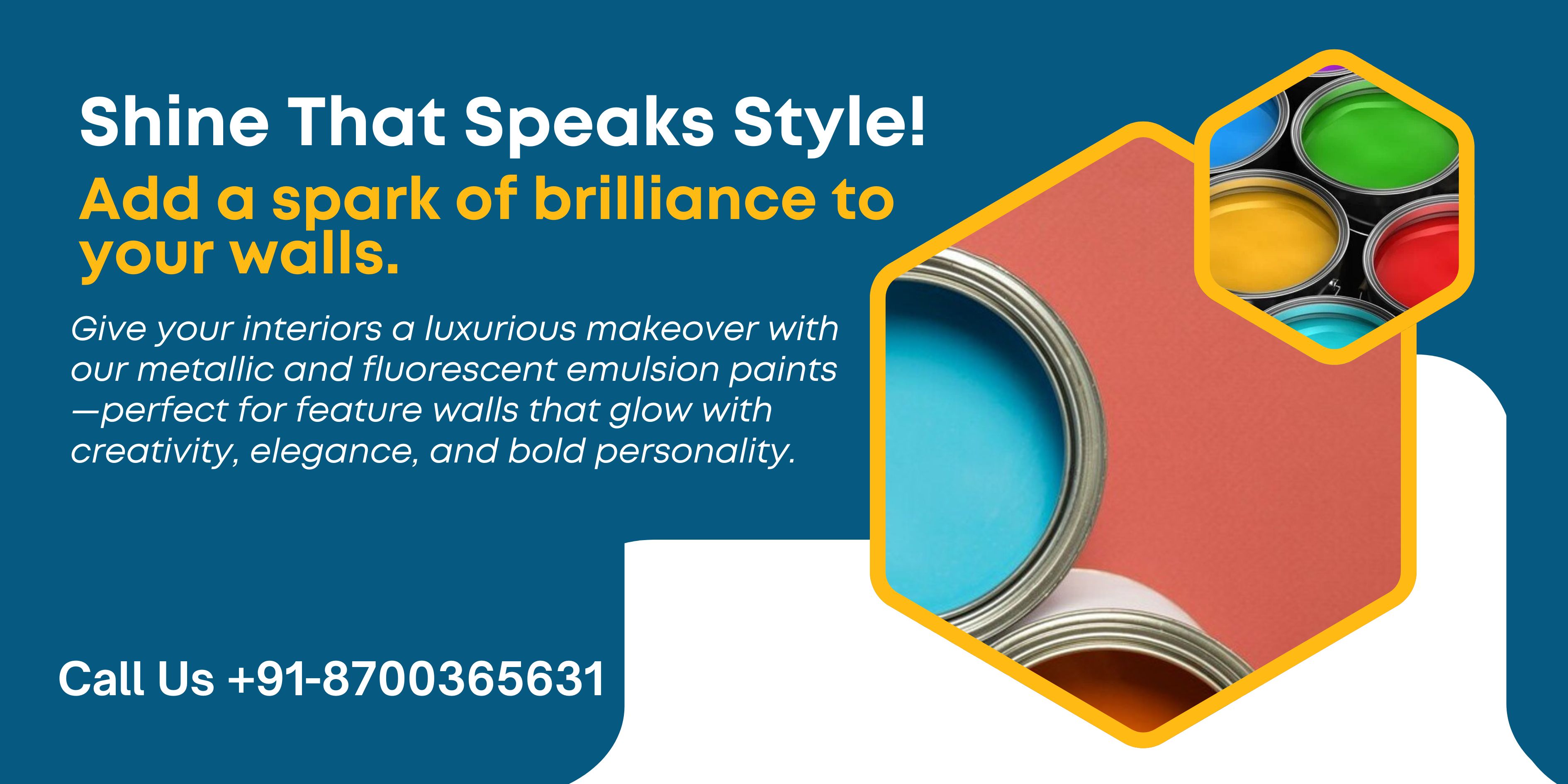 Metallic & Fluorescent Emulsion Paints