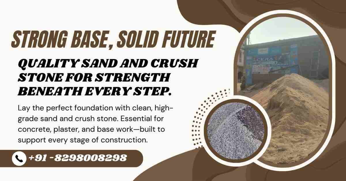 Sand and Crush Stone