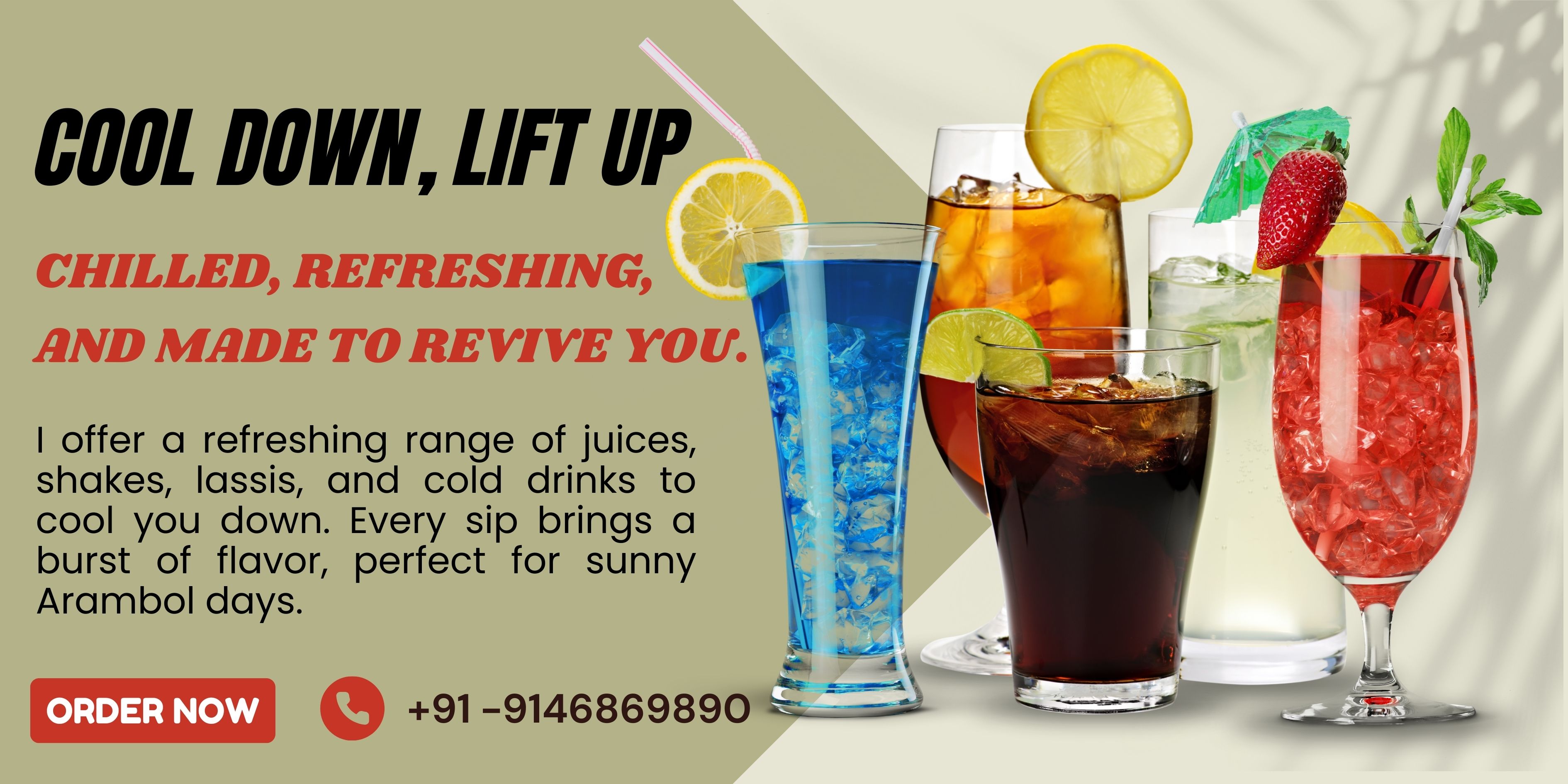 Juices, Shakes, Lassi, and Cold Drinks