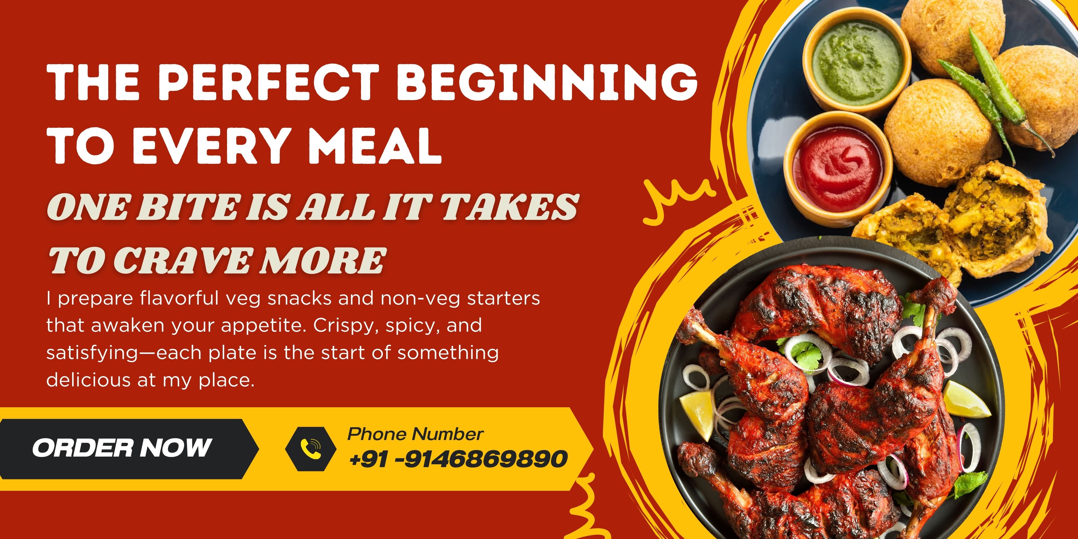 Veg Snacks and Non Veg Starter