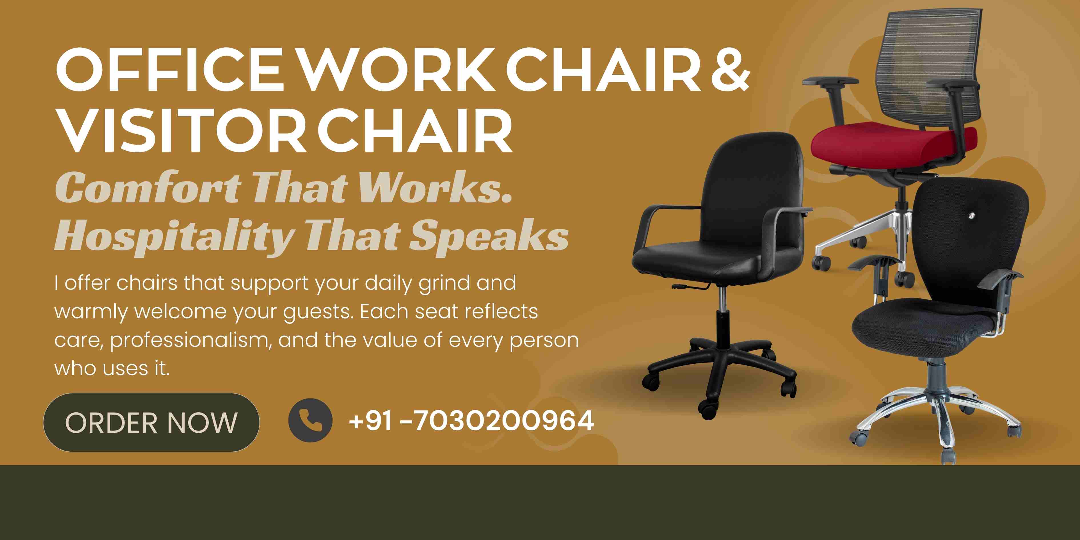 Office Work Chair & Visitor Chair
