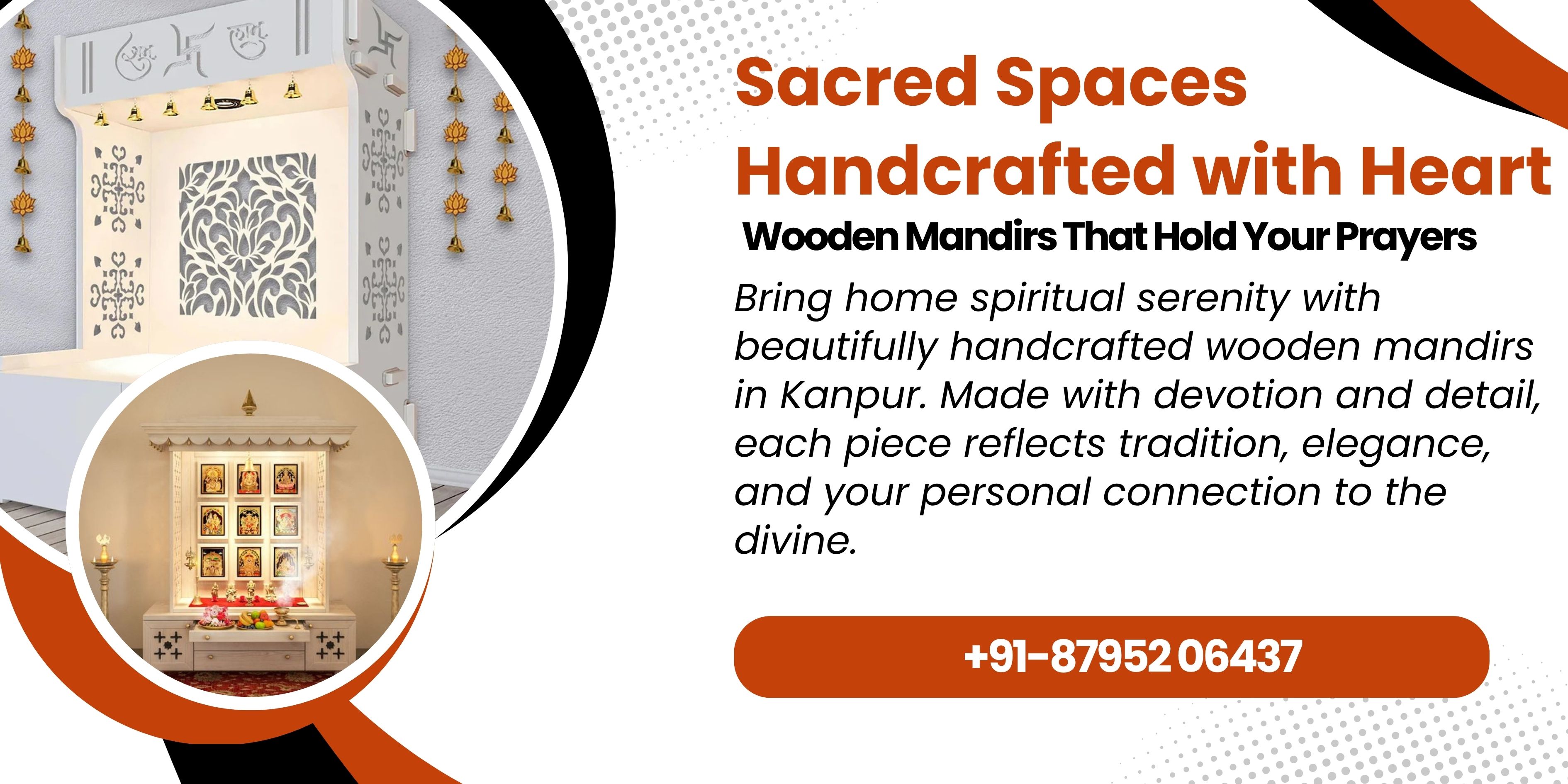 Wooden Mandir Manufacturer in Kanpur