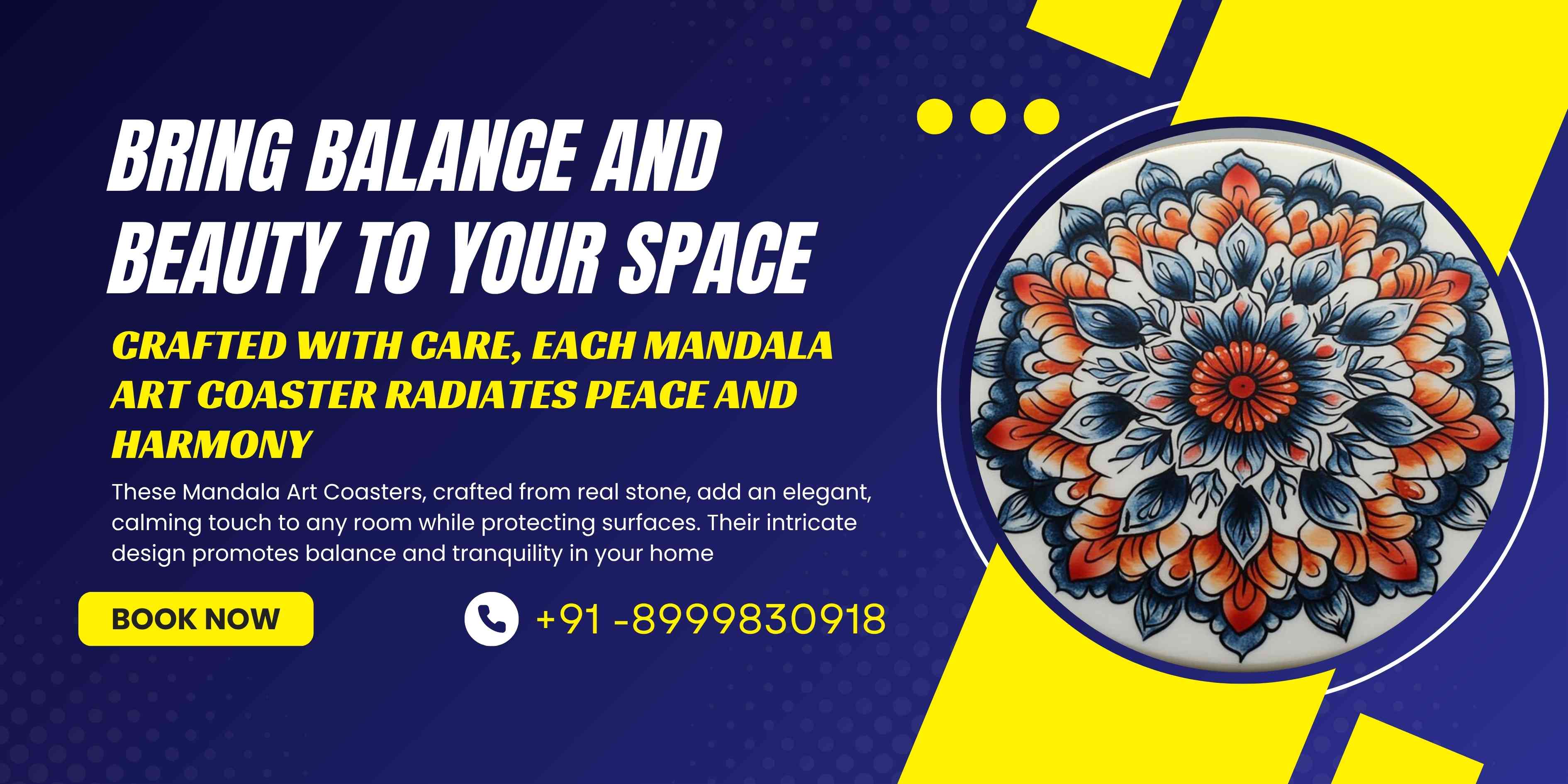 Mandala Art Coasters