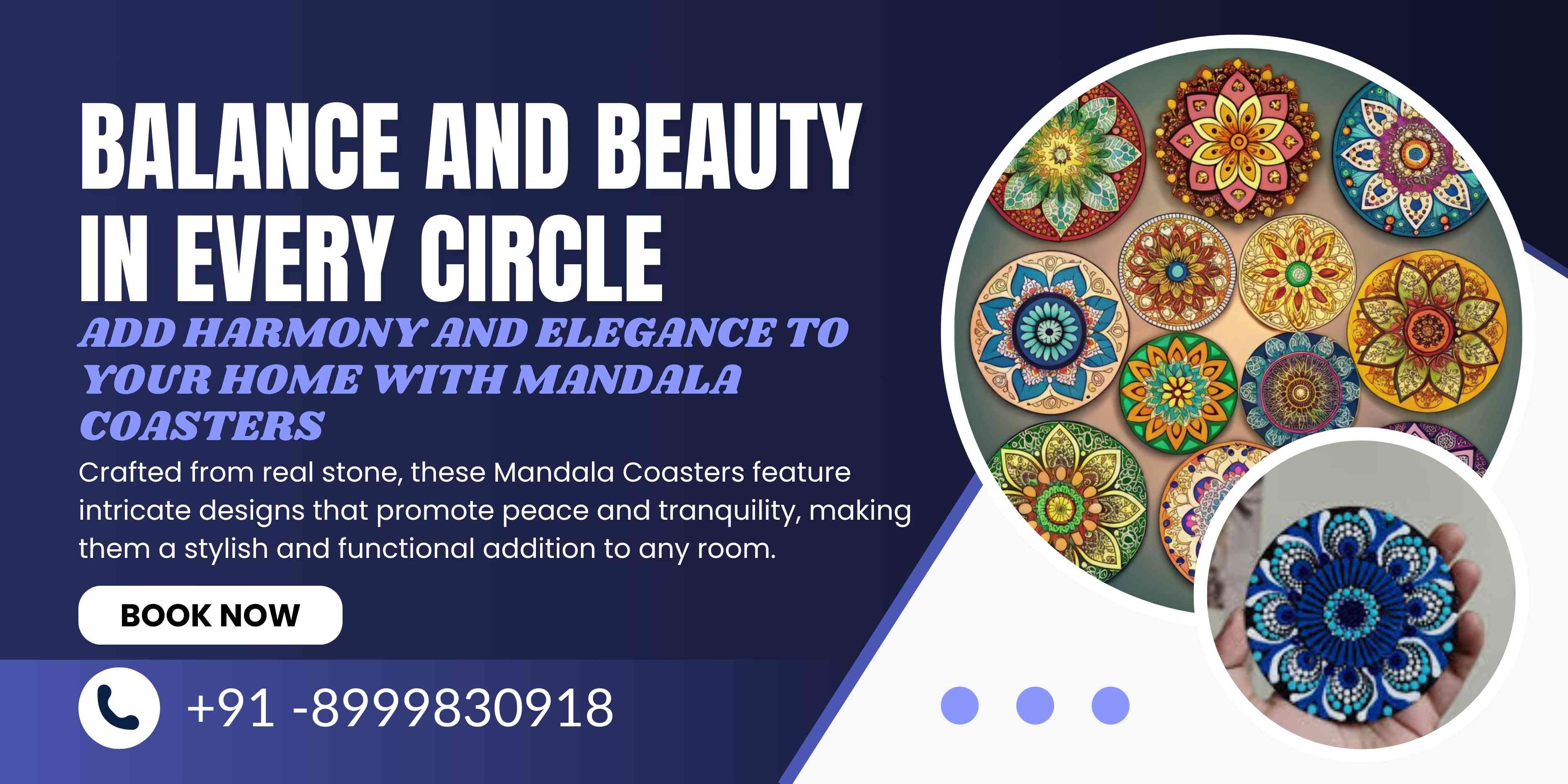 Mandala Coasters