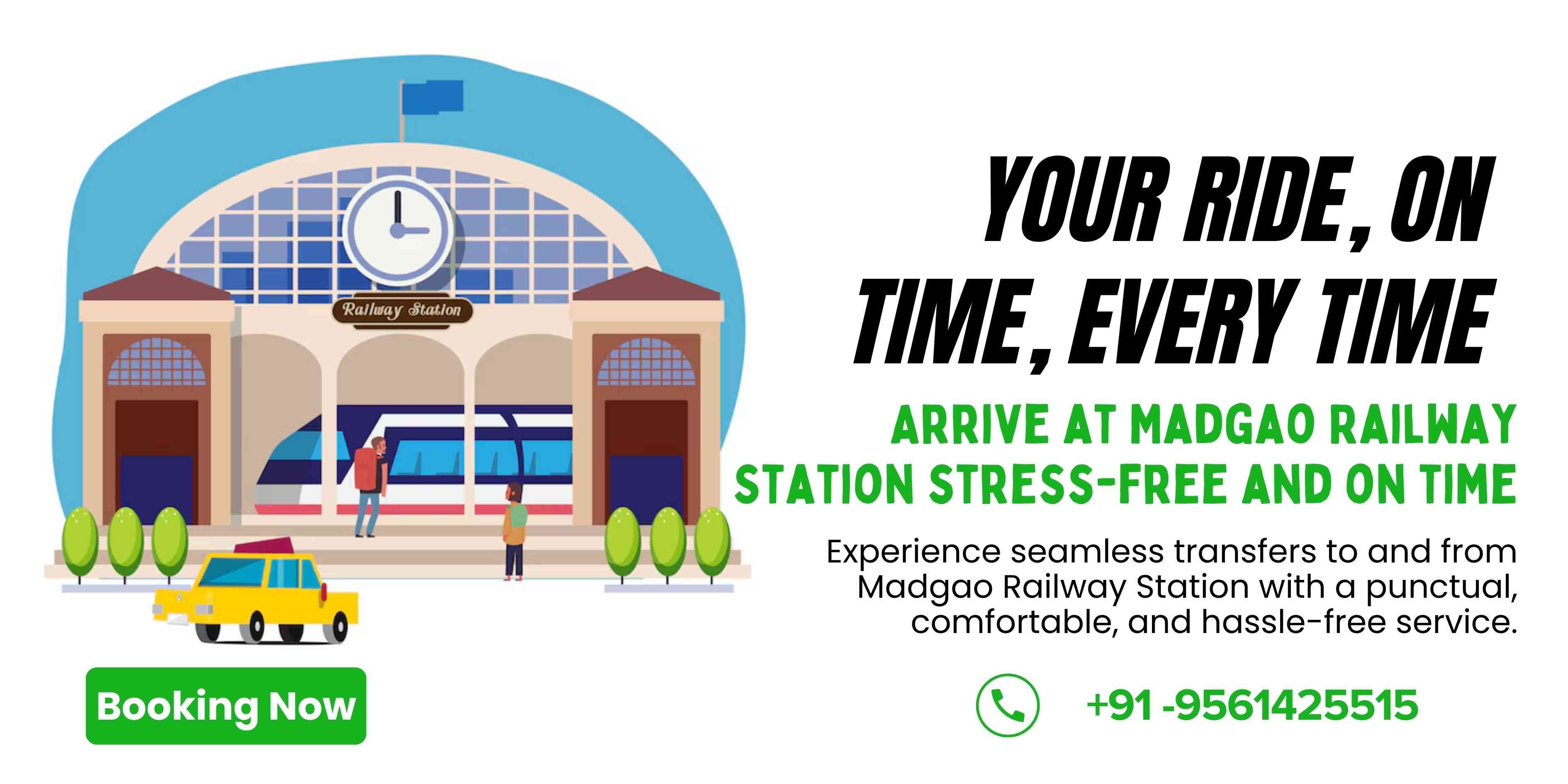 Madgao Railway Station Pickup and Drop