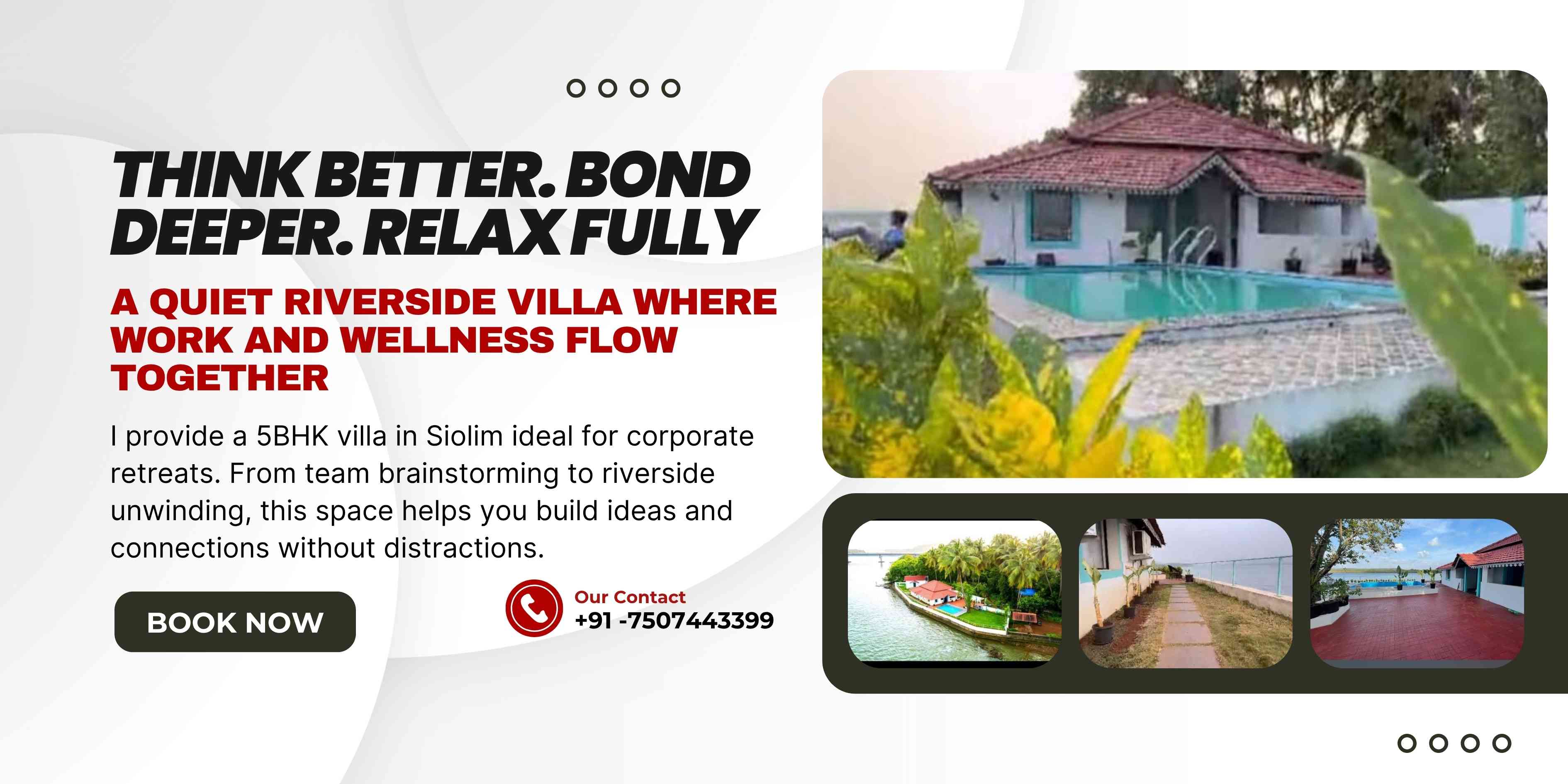 Corporate Retreat 5 BHK Villa