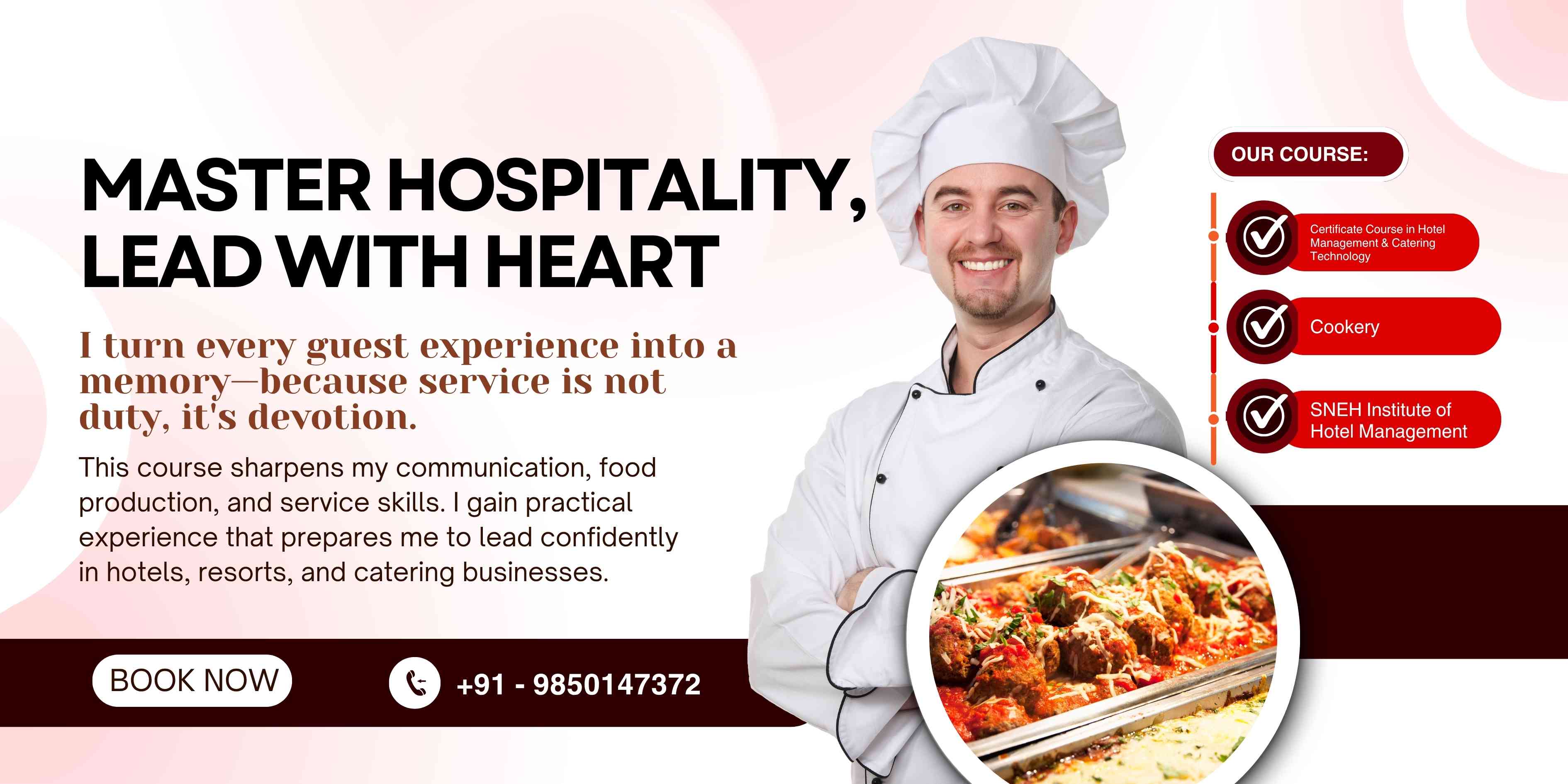 Certificate Course in Hotel Management & Catering Technology