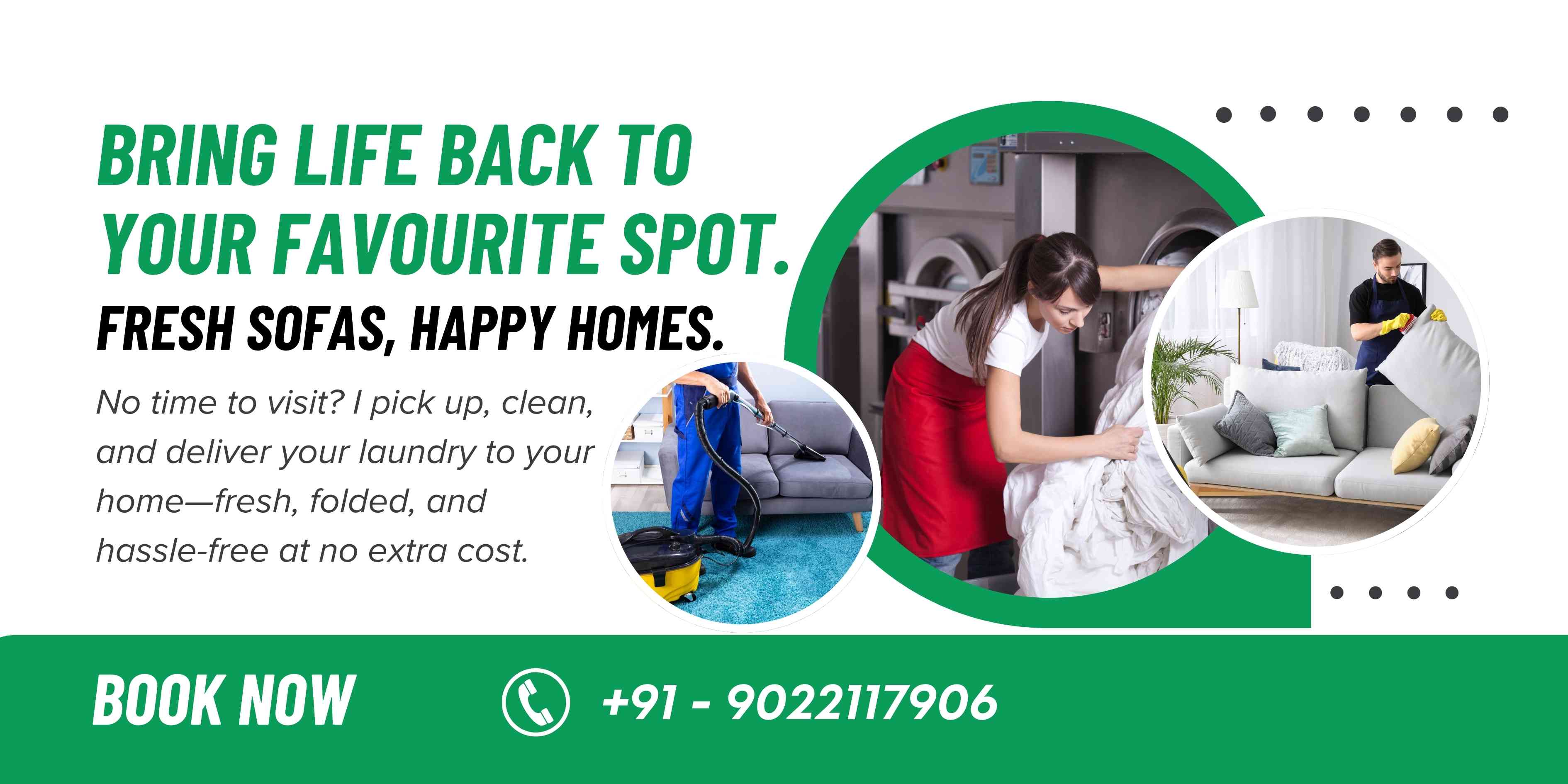 Sofa cleaning for leather an cotton