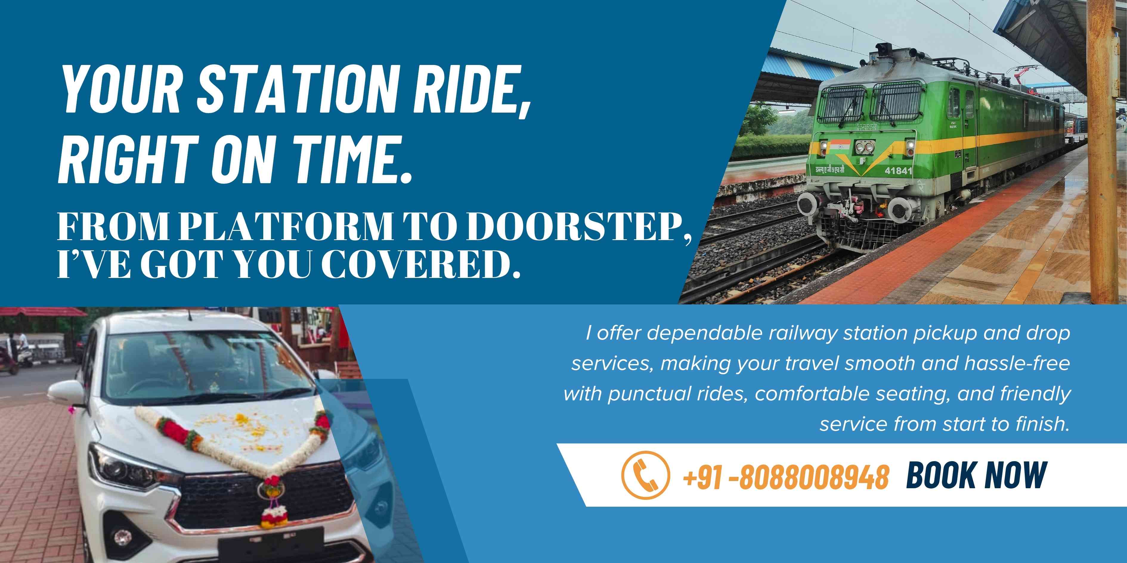 Railway station pickup and drop