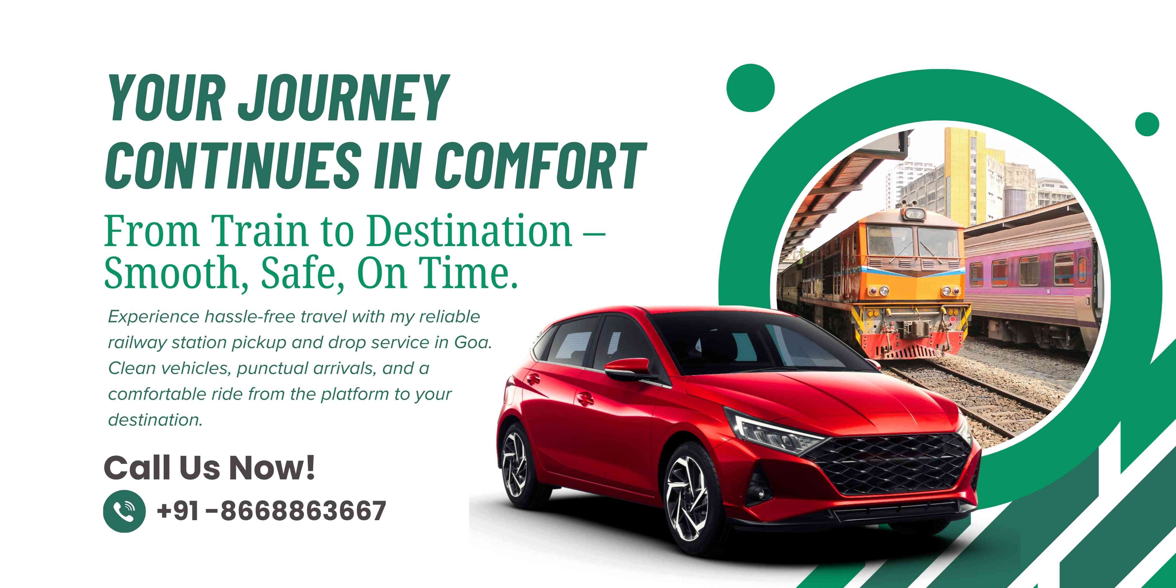 Railway station pickup and drop