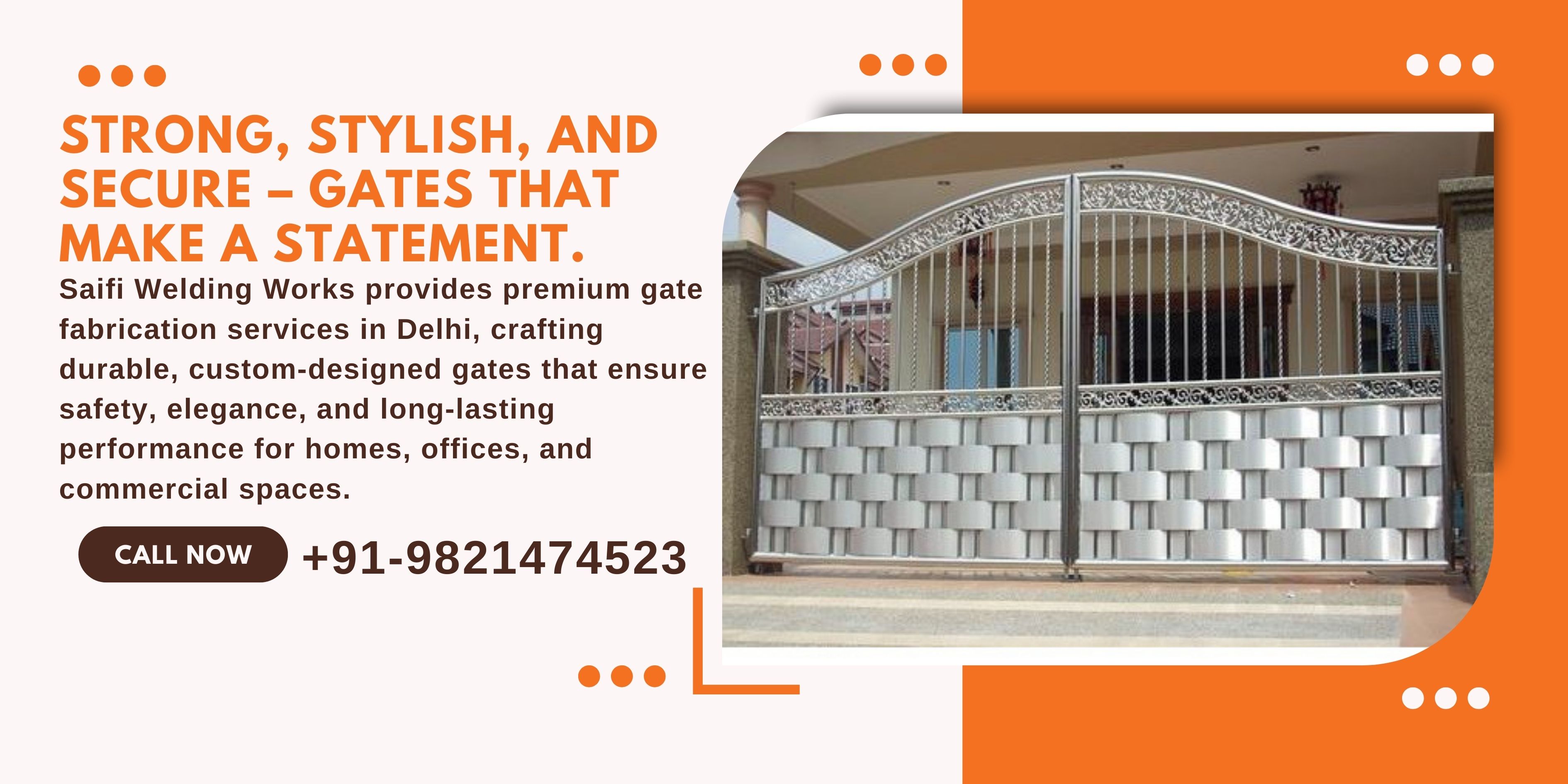 Gate Fabrication Services in Delhi