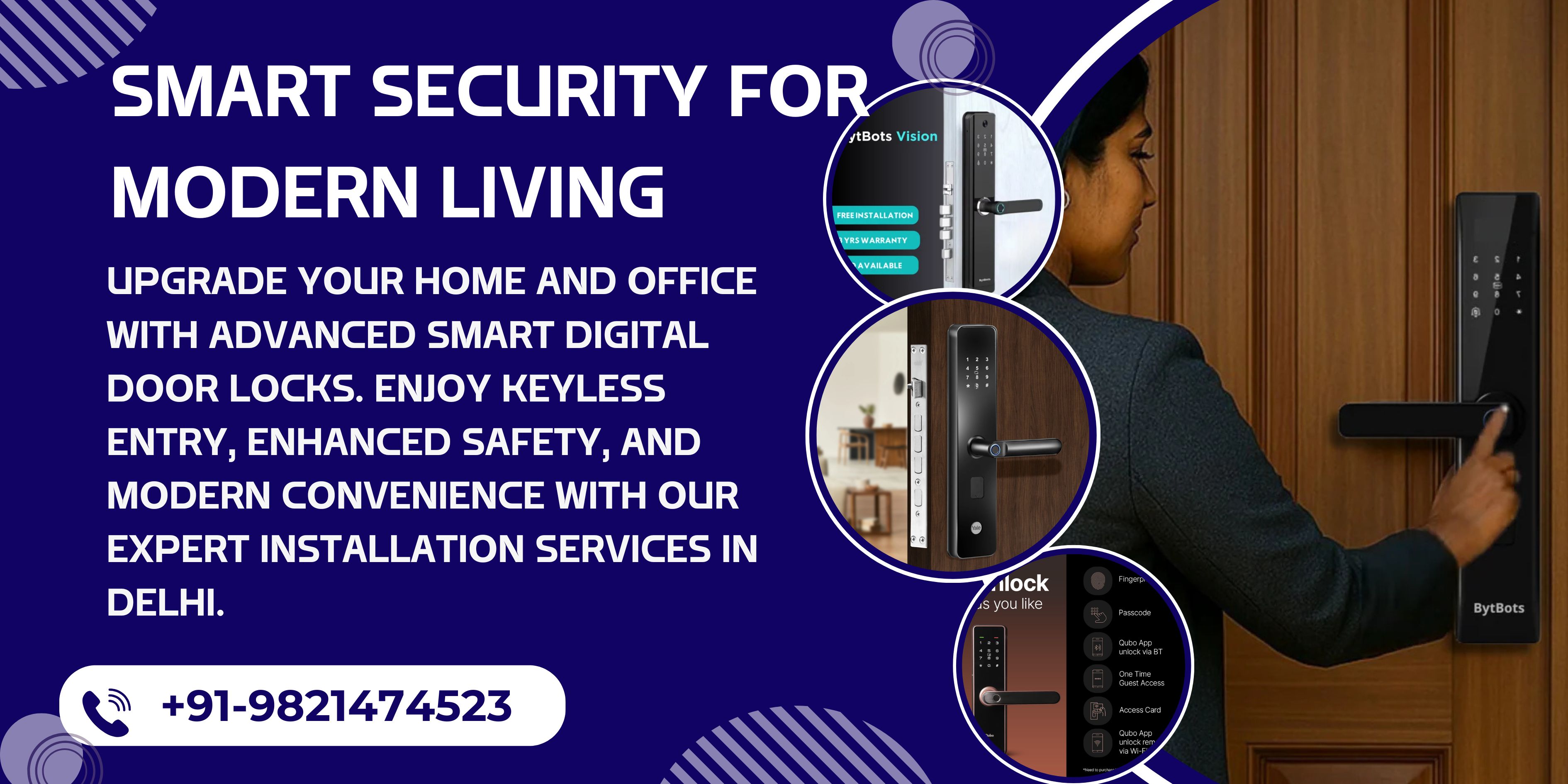 Smart Digital Door Lock Installation