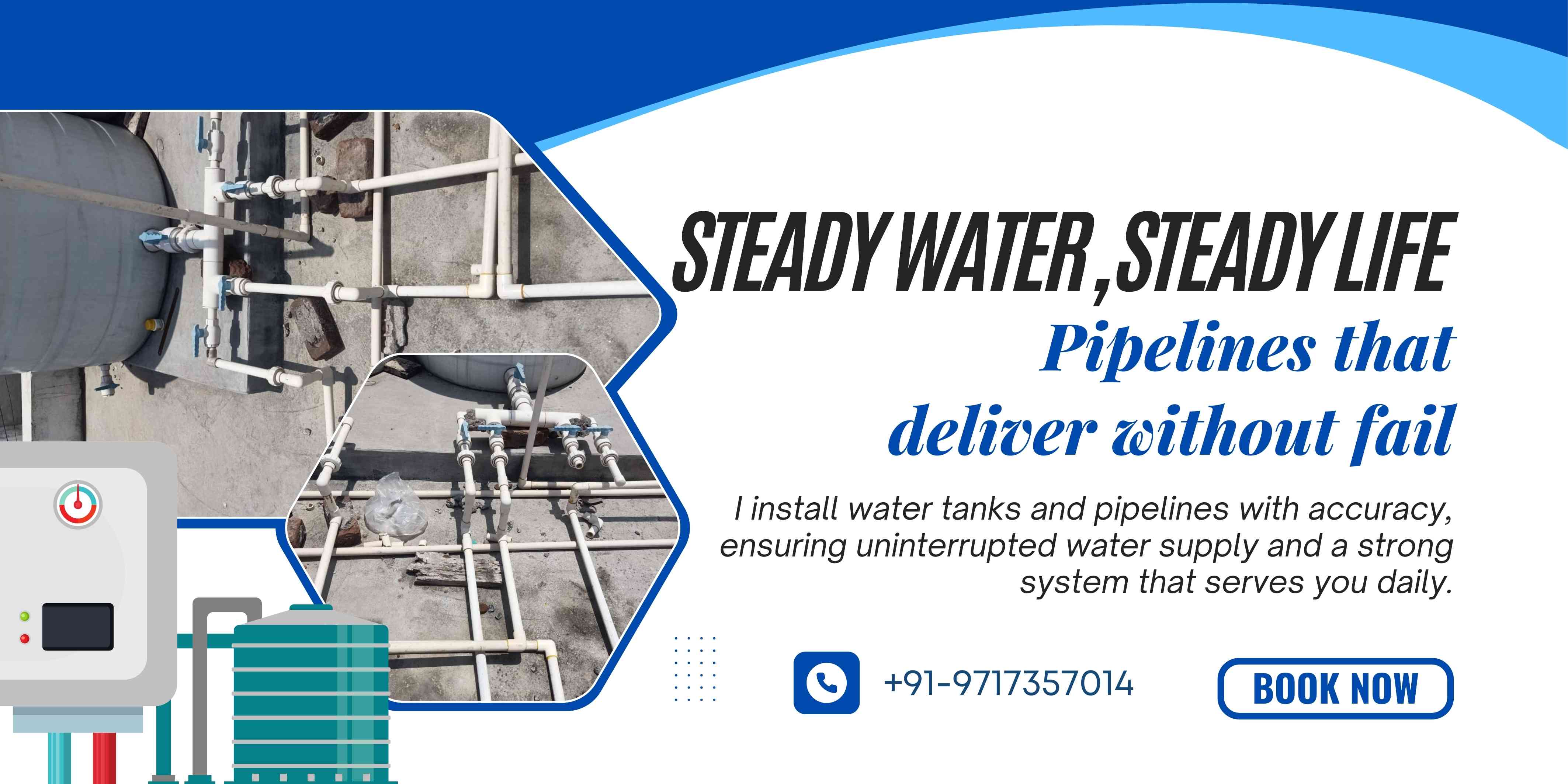 Water Tank & Pipeline Installation