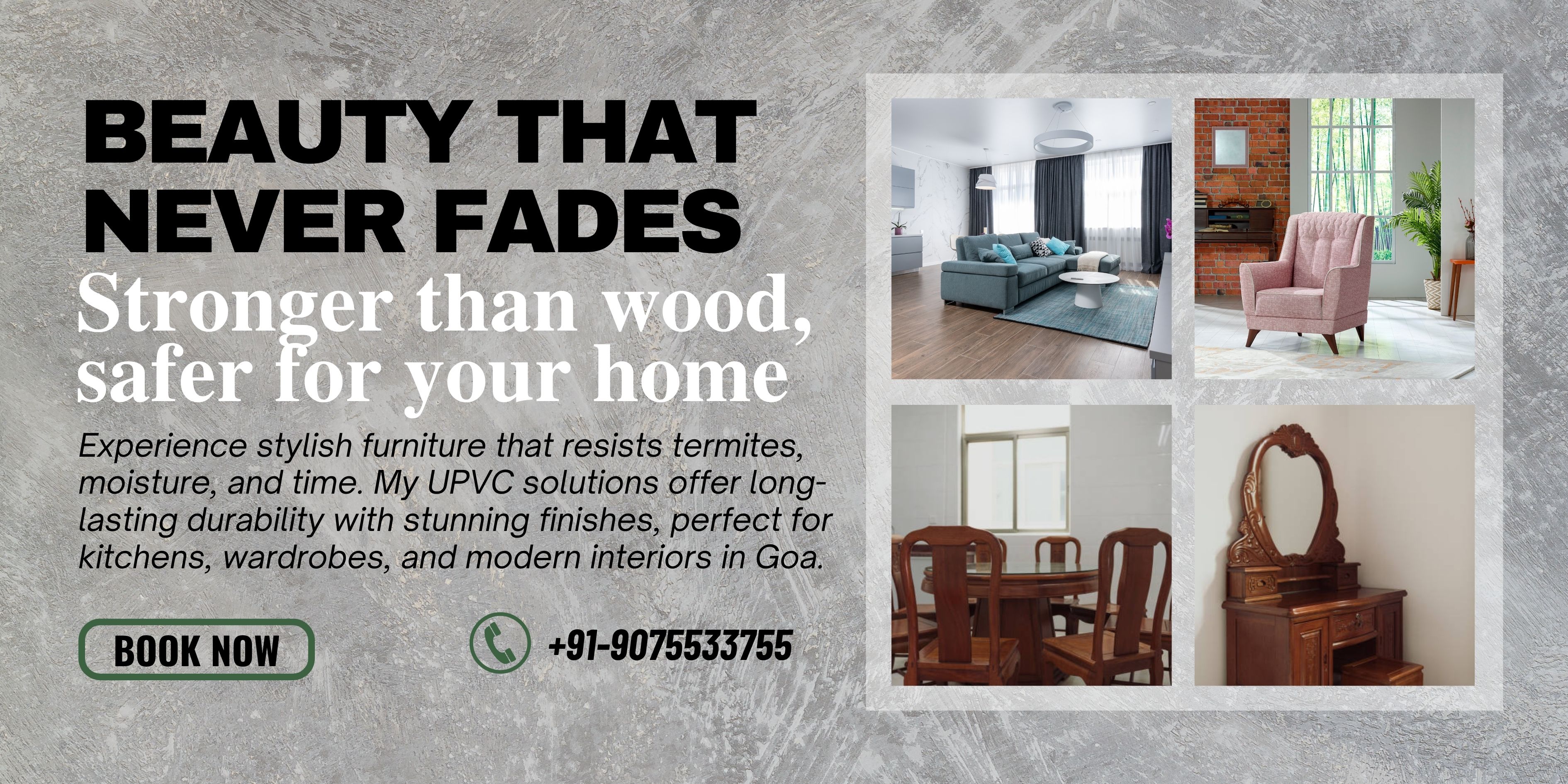 Stylish Durable Termite- free