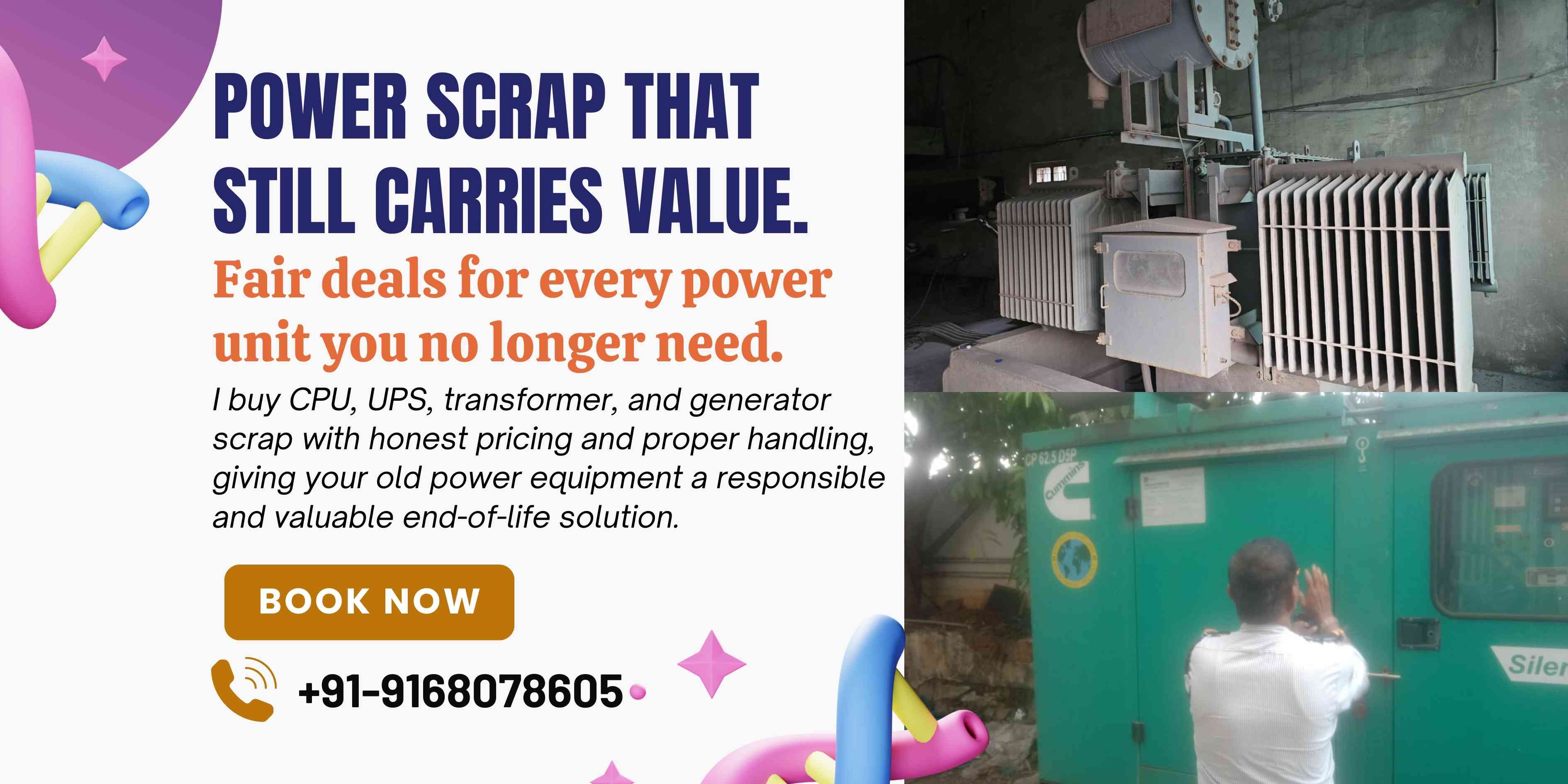 CPU, UPS, Transformer, Generator