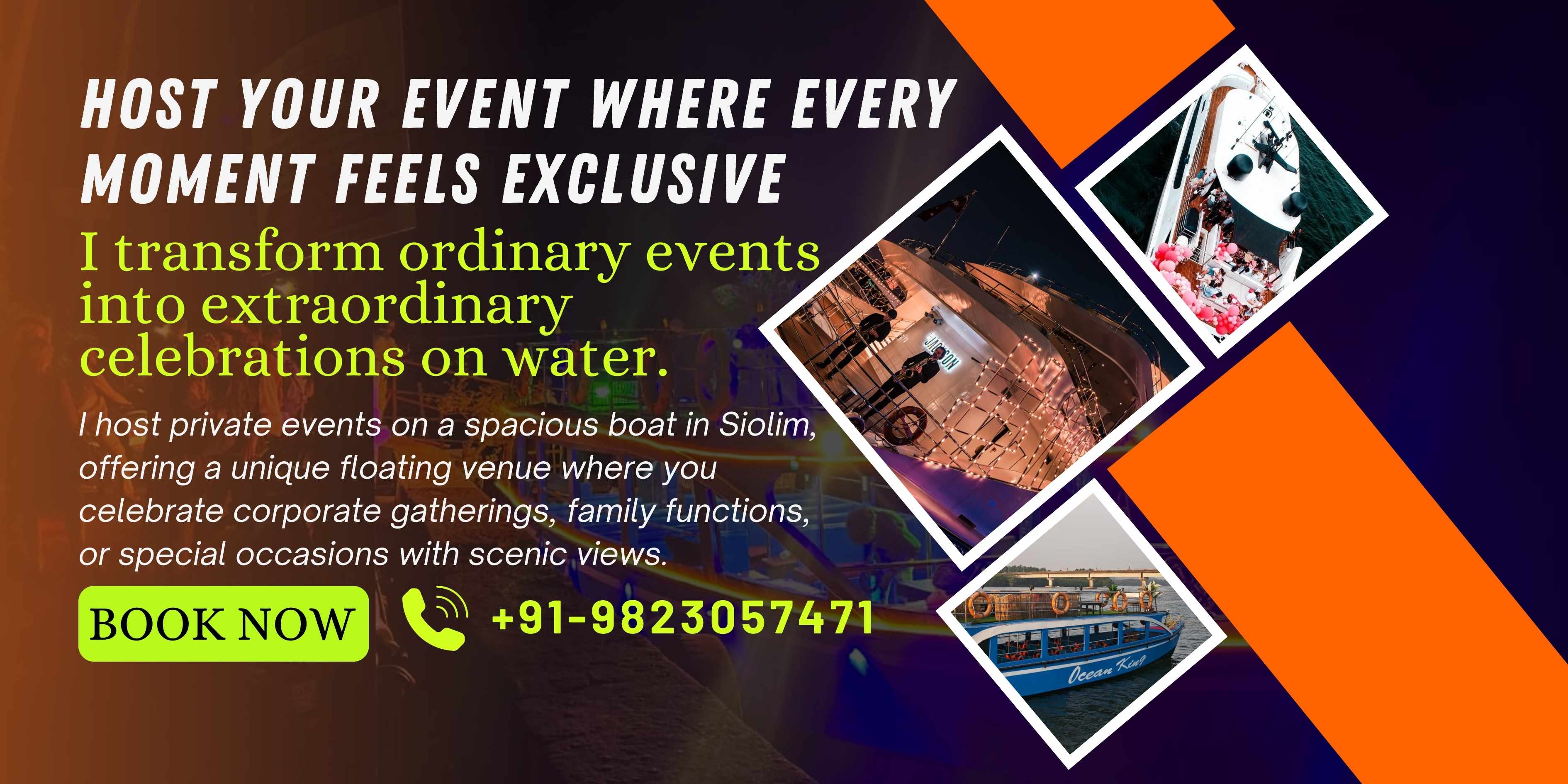 Event Hosting on Boat