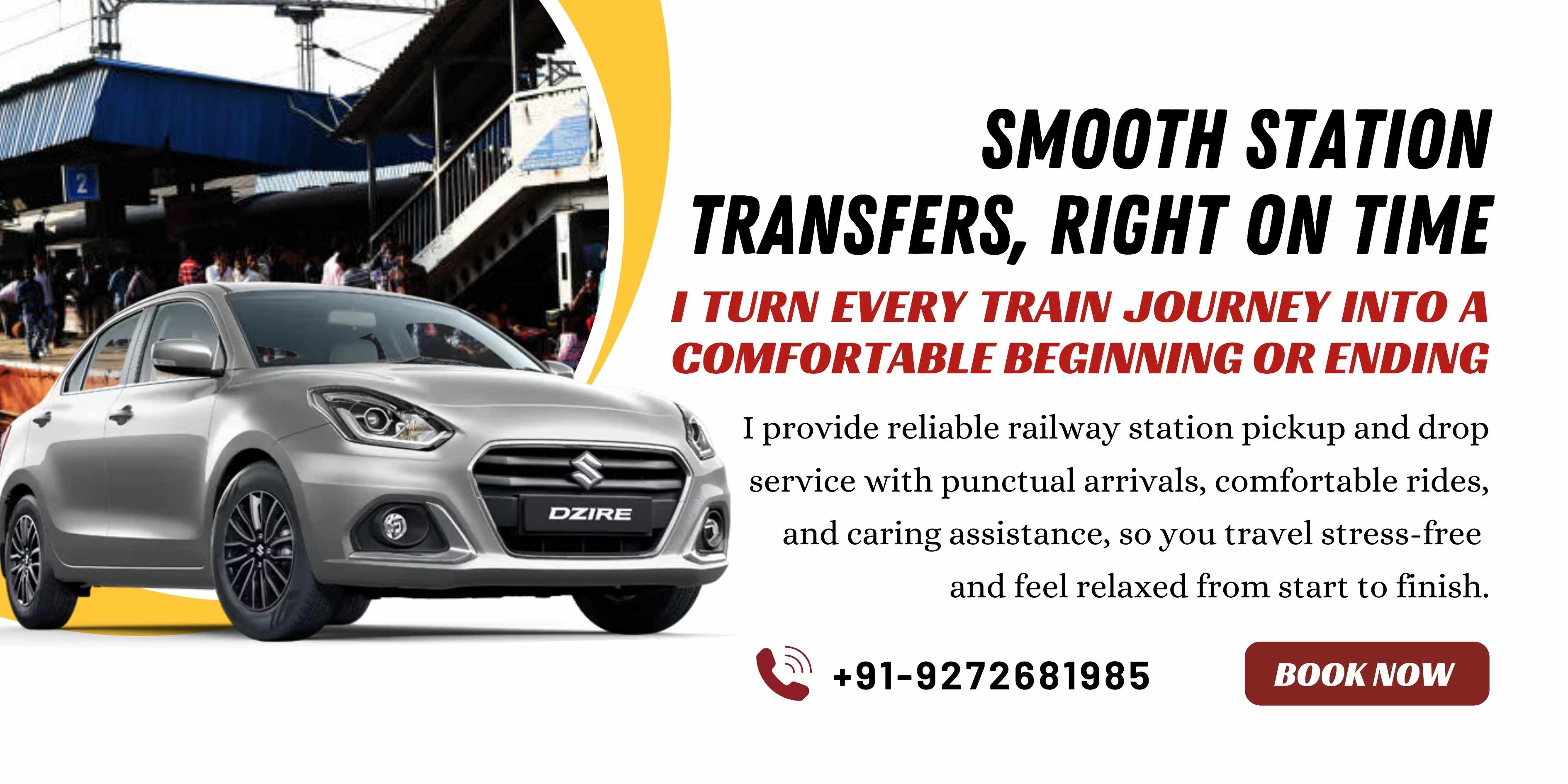 Railway station pickup and drop