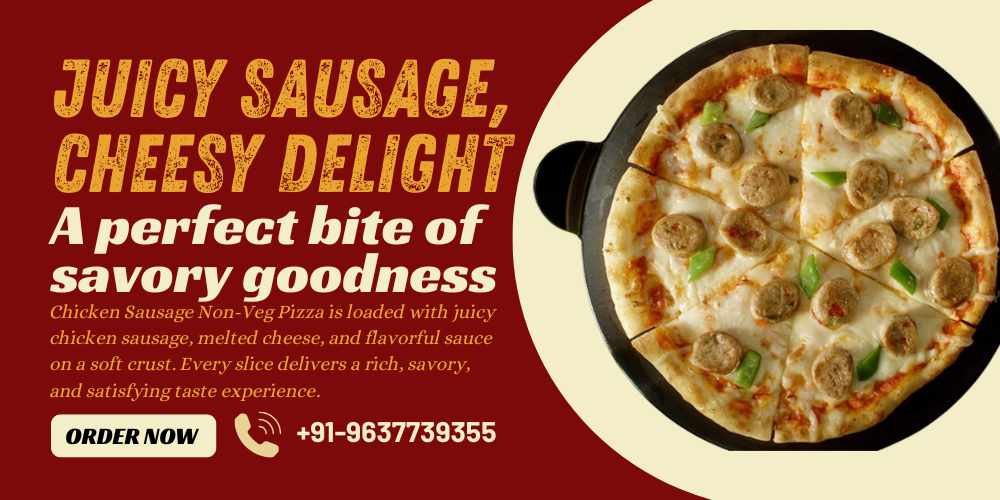 Chicken Sausage Non-Veg Pizza