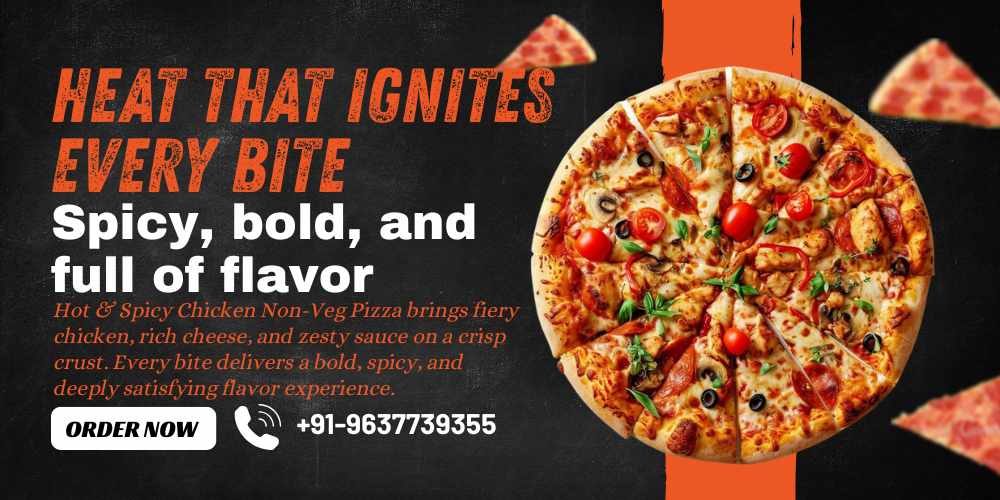 Hot & Spicy Chicken Non-Veg Pizza