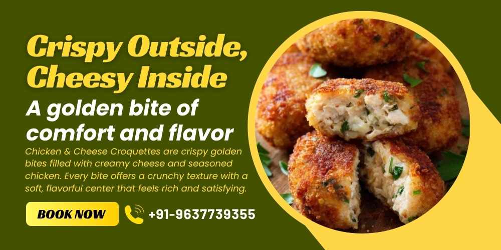 Chicken & Cheese Croquettes