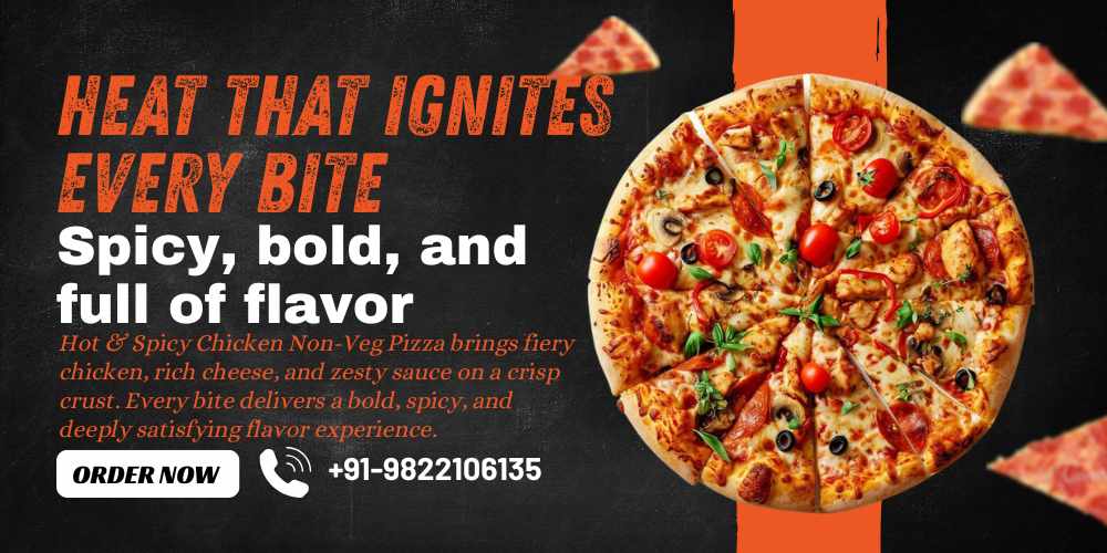 Hot & Spicy Chicken Non-Veg Pizza