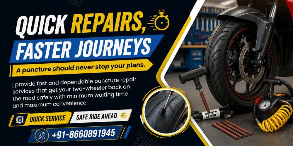 Two-Wheeler Puncture Repair