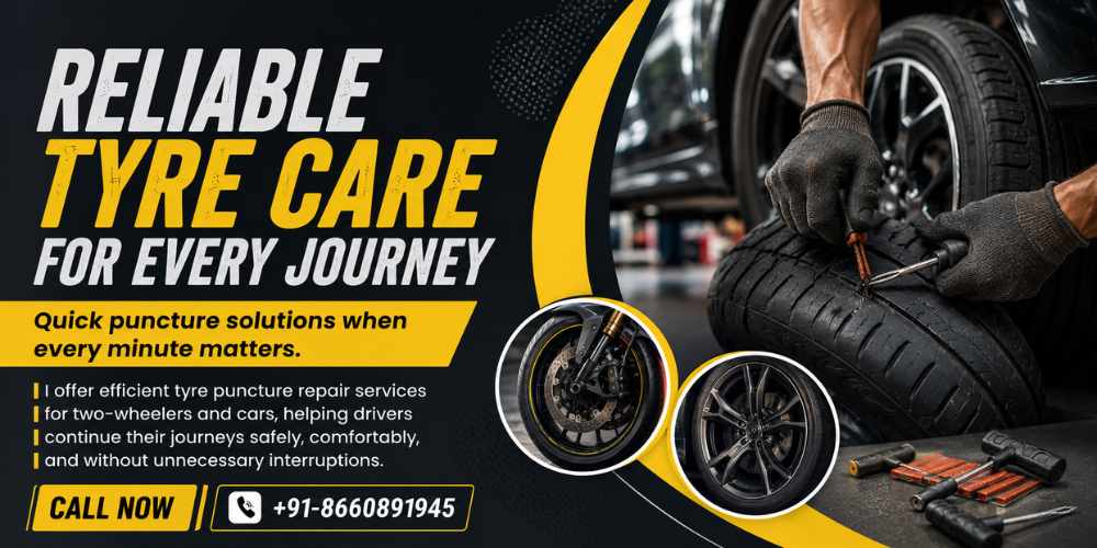 Tyre puncture service
