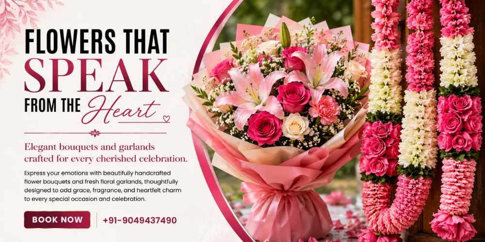 Flower Bouquets & Garlands