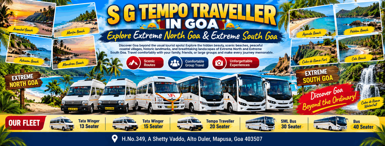 South Goa and North Goa Sightseeing